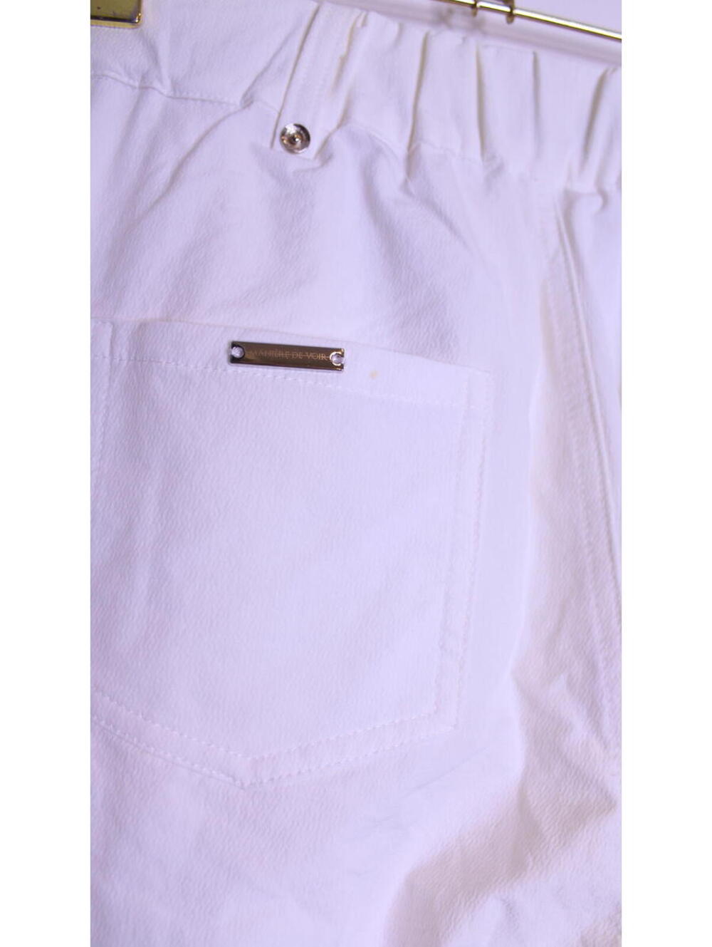 NWT Maniere De Voir White Cargo Pants - US 8 - Picture 6 of 6